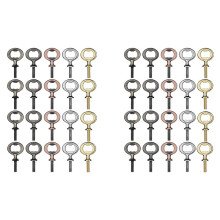 40PCS Metal Beer Opener, Flat Opener Inserts Kit, Threaded Beer Opener for DIY Projects