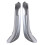 1Pair Left Right Inner Interior Internal Door Handle Cover Cap Panel Frame Trim for  S-Max  2006 2007-2015 1