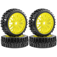 4Pc 115mm 1/8 RC Off-Road Buggy Car Wheel Tire Tyre 17mm Hex for ARRMA Typhon Talion HSP Redcat Losi HPI RC Car A