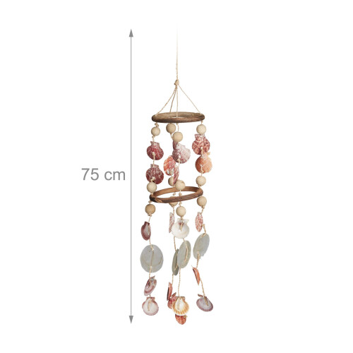 Outdoor Gathering Set (4-Piece) – Parasol Spike, Shell Wind Chime, Folding Table & Propagator