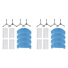 8x for A20 T20s / PVCR 3600 / G2 0926W / G2 0726W / G2 1226 Accessories Filter Side Brush Mop Cloth
