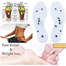 Magnetische massage-inlegzolen voor dames, ademende, zweetwerende en comfortabele schoeninserts voor dagelijkse ondersteuning van de gezondh
