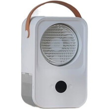 Draagbare verdampingsluchtkoeler, 650 ml watertank, ijsnevelkoeling, compact voor thuis en op kantoor, wit