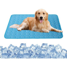 Alfombrilla refrescante de 70 x 55 cm, lavable, reutilizable, ligera y cómoda para mascotas, ideal para el verano.