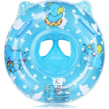 Flotador para bebé, PVC grueso, ecológico y duradero, suave y delicado, diseño de doble asa, ideal para piscinas y vacaciones en la playa.