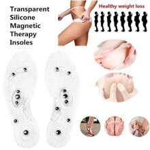 Plantillas de terapia magnética para hombres y mujeres, plantillas ortopédicas con masaje para los pies para el cuidado diario de la salud.