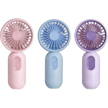Mini kannettava tuuletinpakkaus, 3 kpl, 3 nopeusasetusta, USB-ladattava, kevyt ja kannettava kotiin, toimistoon ja matkoille