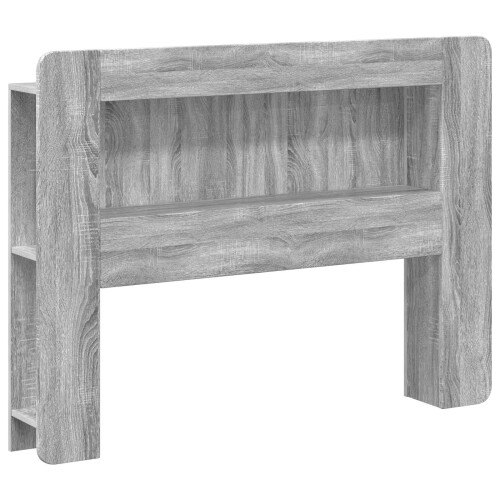 VidaXL vidaXL Headboard Cabinet with Storage Grey Sonoma Engineered Wood 1
