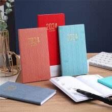 8-Teiliges 2024-Planer-Taschennotizbuch, Kleiner Kalender für die Handtasche 6,8 X 3,8 Zoll, TäGliche, WöChentliche und Monatliche Agenda