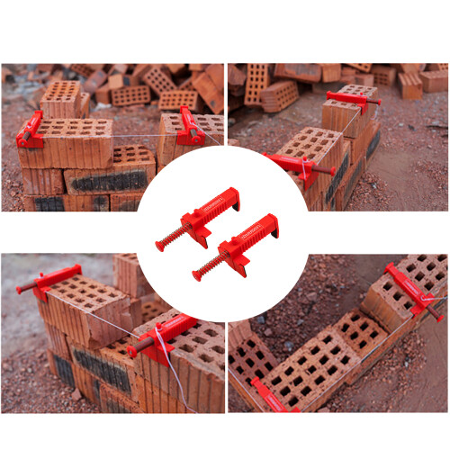 2Pcs Brick Liner Runner Leveling Tool, Brick Liner Clamps Runner 1