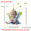 Cartoon Hanging Ornaments Vintage Rustic Acrylic Set 3.15 3