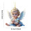 Cartoon Hanging Ornaments Vintage Rustic Acrylic Set 3.15 4