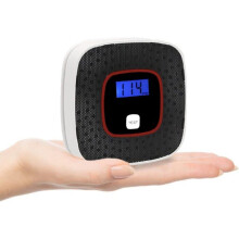 Hiilimonoksidivaroitin digitaalisella näytöllä, seinäkiinnitys, helppo asennus, paristokäyttöinen