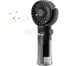 Portable Misting Fan, USB Rechargeable 4 Speed Battery Powered Personal Cooling Fan for Home Office Travel Outdoor Use