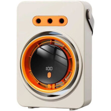 Portable Air Conditioner, No Exhaust Hose, 3 Spray Cooling Vents, LED Display, 160 ml Large Capacity Tank, Off-White for