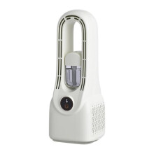 Portable Air Conditioner Without Exhaust, USB-C Rechargeable, Spray Cooling and Humidifying, Indoor and Travel Use, Whit