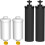Black Activated Carbon Water Filter Element BB9-2 PF-2 Fluoride Reduction Filter Replacement for Water Purification 1