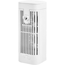 Portable USB Mobile Air Conditioner, Compact Rechargeable Mini Humidifier for Home and Office Use