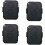 4 Pack 2-Channel 433MHz Gate Remote Control with Rolling Code Security, Compatible with Automatic Receivers 1