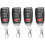 Universal 433 MHz Remote Control, 4-Button Wireless Cloning Duplicator, 10 m Range, Pack of 4, Black 1