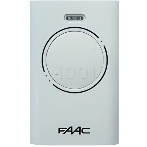 Remote Control, 2 Channel, Self-Learning Programming, Black, Compact Wireless Controller for Everyday Use