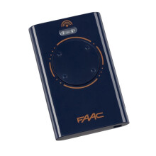 Wireless Remote Control Replacement for Garage Door and Gate Systems, 4 Button, 433 MHz, Compact Black Handset