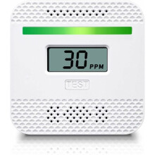 Portable Carbon Monoxide Detector with LCD Digital Display, Compact Gas Alarm for Home and Travel