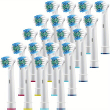 Vaihtohammasharjan päät, jotka ovat yhteensopivia Oral-B Braun -sähköhammasharjan kanssa, vakioharjaspäät, 20 kpl