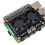 (Blue Light) Mini Dual Cooling Fan LED GPIO Extension Board for Raspberry Pi 4B/3B+/3B/Zero 3