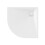 NES Home Matte white 900 X 900 Bathroom Quadrant Polymarble shower Tray 3