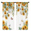 Yellow Sunflower Country Kitchen Curtains 2-Panel Rod Pocket 1