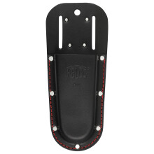 Felco secateurs black leather stitched holster model 910B - Loop and pocket clip