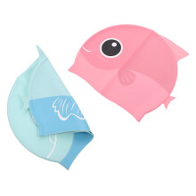 Swimming Cap for Toddlers Chlorine Resistant 2 Pcs
