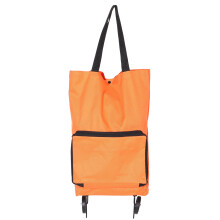 Folding Shopping Cart with Wheels Portable Grocery Cart