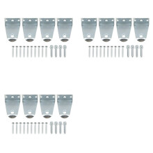 12X Metal Hold Down Brackets and Pins, Blind Brackets Blind Holder Replacements for Horizontal Blind Shades Window