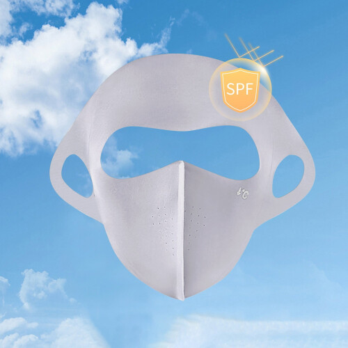 UV Protection Face Mask Breathable Ice Silk 1 Piece