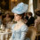 Feather Headpiece Breathable Fascinator Hat With-Champagne 5