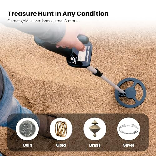Bounty Hunter Junior Metal Detector with adjustable trash elimination 2
