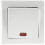 Chilitec Delphi Control Switch with Light/with Frame/Flush-Mounted White 19719 2