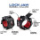 Lock-Jaw PRO 2-Axis Collar for 1.9" Special Bars (Red) 3