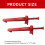 2Pcs Brick Liner Runner Leveling Tool, Brick Liner Clamps Runner 4