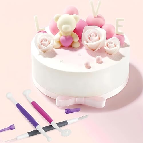 SamHeng Fondant Modelling Tools, 3 Pcs Cake Sculpting Tools 1