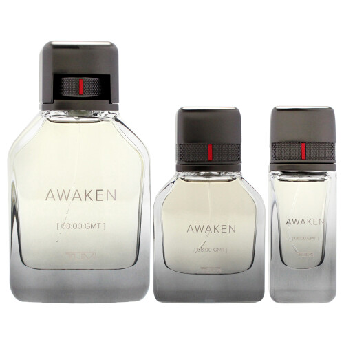 Awaken Tumi Men 3 Pc Gift Set 3.4oz EDP, 1oz, 0.5oz 2