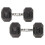 Fitvids Rubber Encased Hex Dumbbells, 35LB, Pair 3