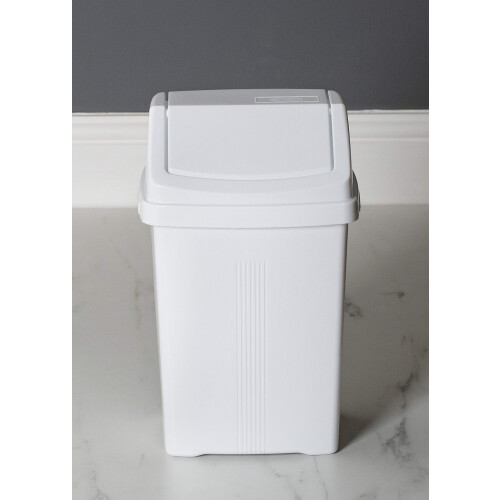 Wham Wham Swing Bin - White , 8 Litre ,(11739) 2