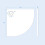 NES Home Matte white 900 X 900 Bathroom Quadrant Polymarble shower Tray 6