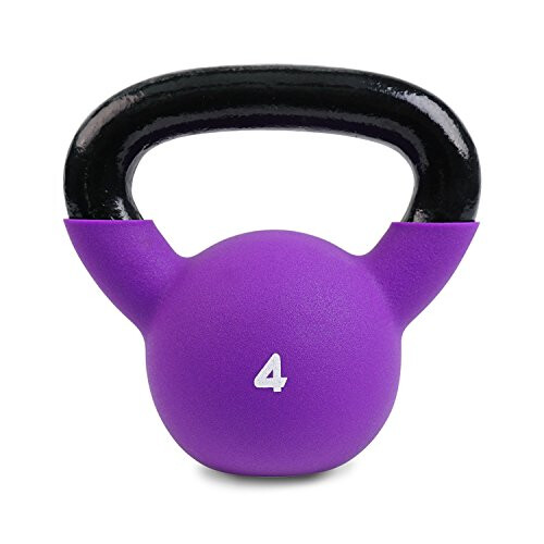 BODYPOWER 10kg Neoprene Covered Kettlebell (Grey) 1