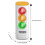 2X Visual Timer for Kids Traffic Light Audio Digital LCD Display Timer for Classroom Home Kitchen Countdown Visual Timer 7
