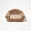 Homescapes (Small - 44 x 28 x 25 cm) Small Plush Fold Out Sofa Pet Bed - Beige 2