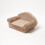 Homescapes (Small - 44 x 28 x 25 cm) Small Plush Fold Out Sofa Pet Bed - Beige 3
